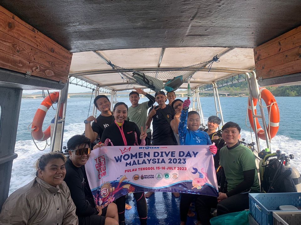 Special diving program for celebrating Woman ‘s Day Dive in Tenggol Thank you fo…